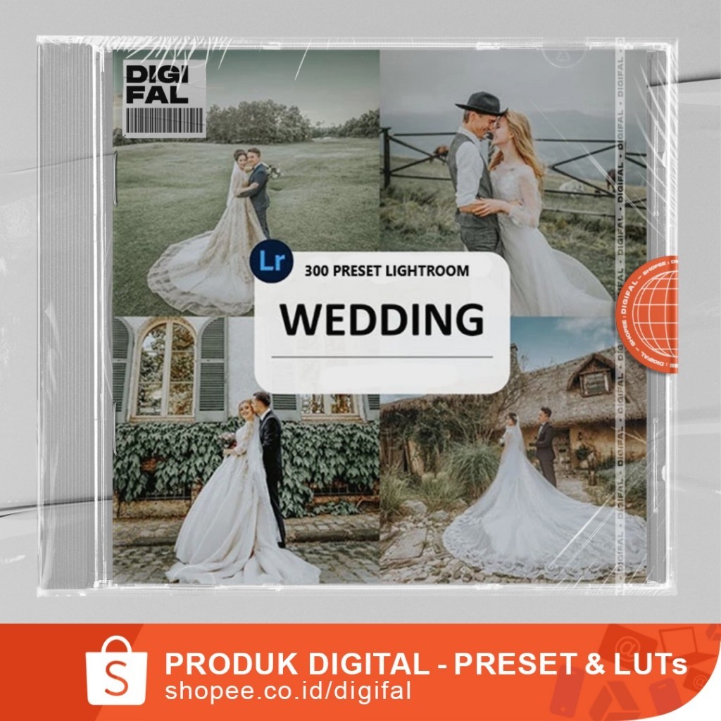 Preset Lightroom Premium Wedding Pack 300 Terbaik -  For Mobile (lOS/Android) & Versi Desktop