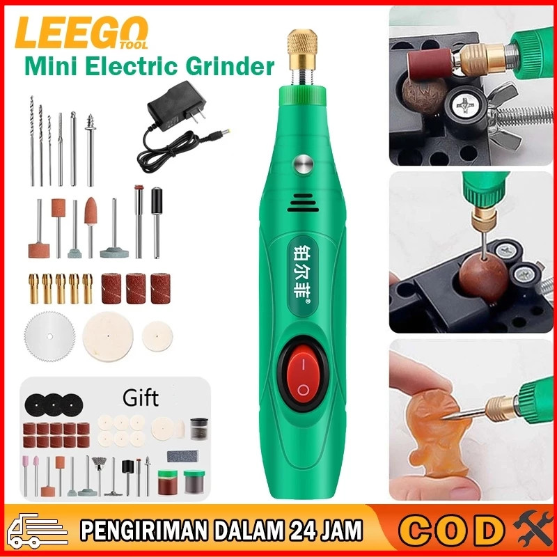 BBT - Gerenda listrik Bor Mini 25PCS 12V DC 18000 RPM Mini Electric Grinder Ukir Kayu Amplas grinder