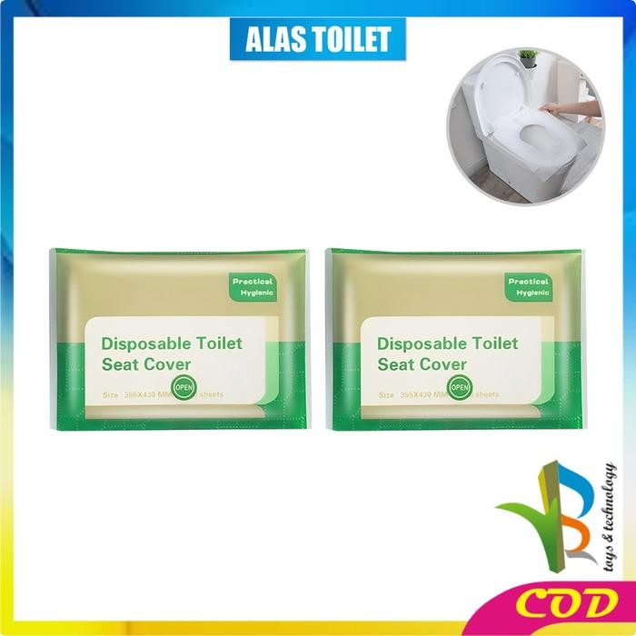 [COD]  C1297 Cover Dudukan Toilet Alas Kloset Sekali Pakai - HIJAU