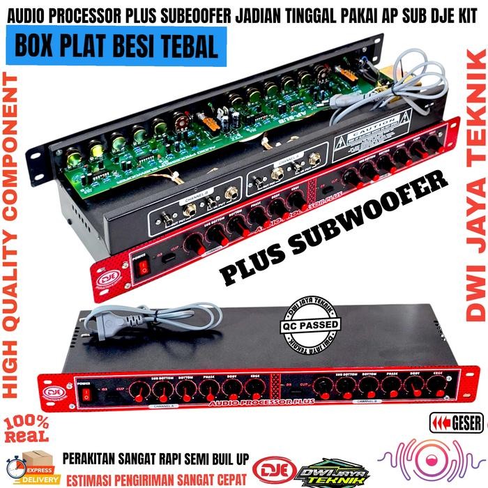 AUDIO PROSESOR PLUS SUBWOFER JADIAN TINGGAL PAKAI AP SUB DJE KIT CVJA