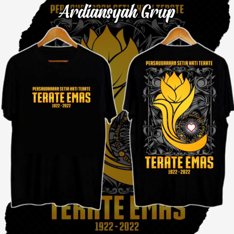 (COD) Kaos PSHT DISTRO SATU ABAD TERATE EMAS