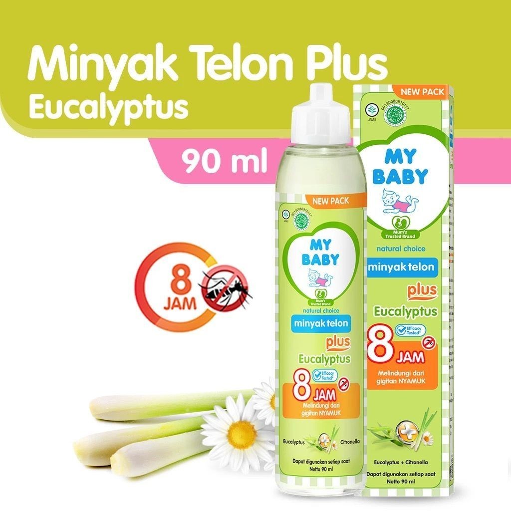My Baby Minyak Telon Plus 90 ML Eucalyptus & Lavender Minyak Telon My Baby 90 ml