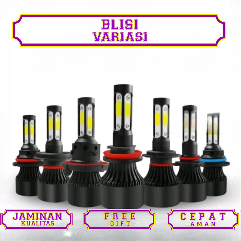 Lampu LED Depan Mobil X7 H4 H11 Lampu Utama Mobil Super Terang