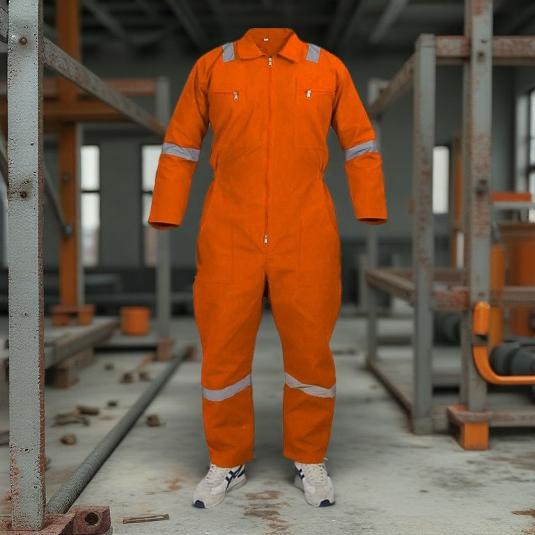 Baju Overall Wearpack Katelpak Safety Seragam Kerja Proyek Bengkel Dilengkapi Reflektor Scoutlight