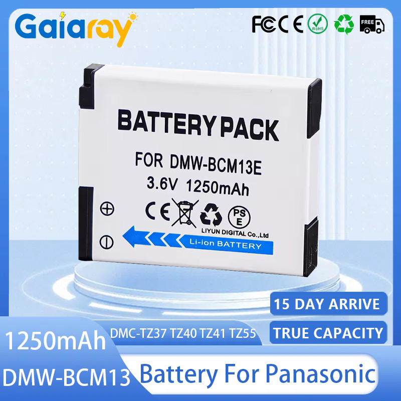 DMW-BCM13 DMW-BCM13E Camera Battery 1250mAh Battery for onic DMC-TZ37 TZ40 TZ41 TZ55 TZ56 TZ57 TZ58 