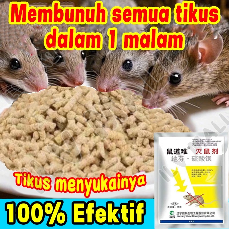WOLDANSHOP Racun Tikus Racun Tikus Paling Ampuh No 1 Pengusir Tikus Ampuh 100% Obat Tikus Umpan Tiku