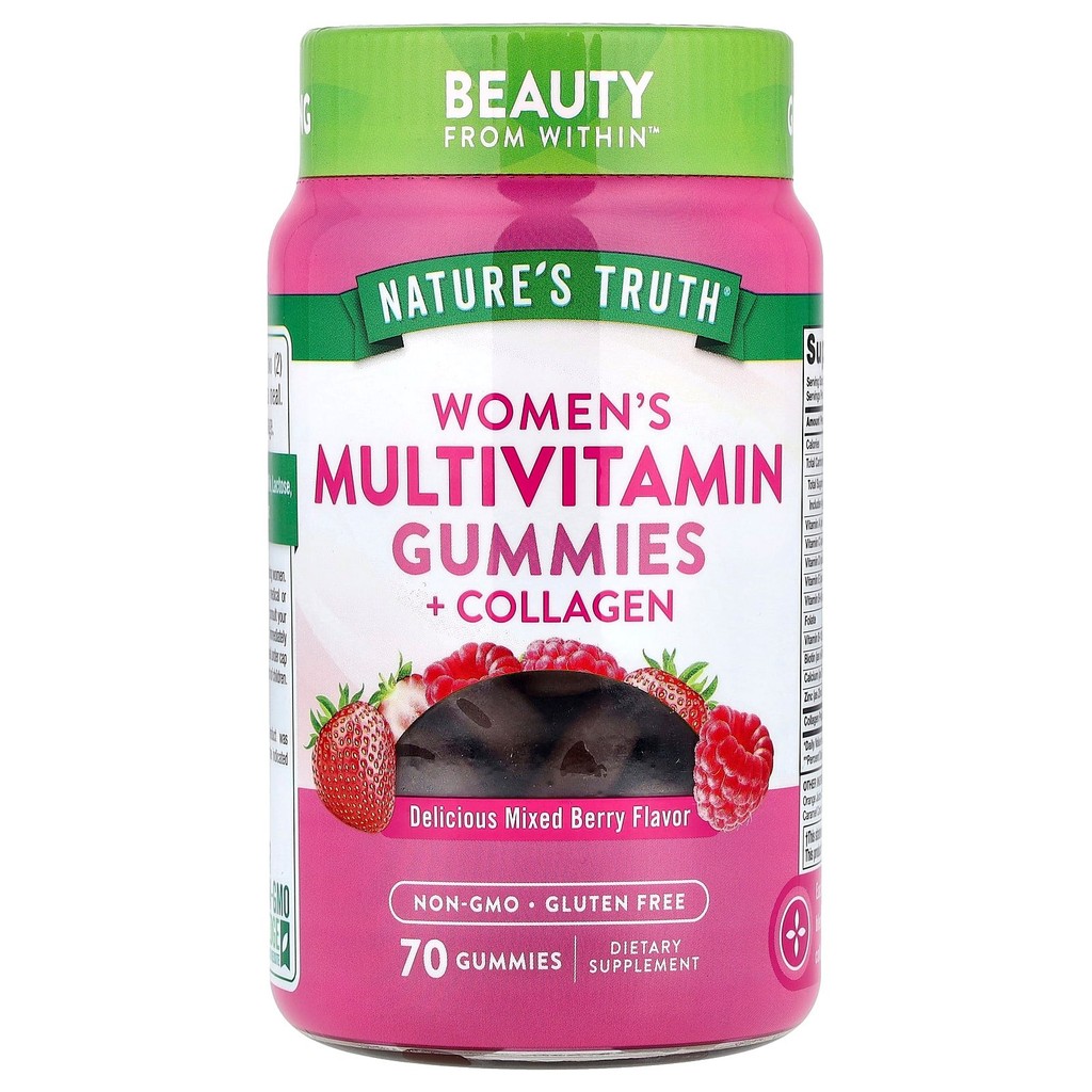 Nature's Truth, Women's Multivitamin Gummies + Collagen, Delicious