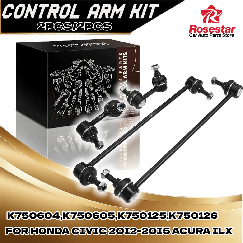 Front and Rear Pairs Stabilizer Bar End Link for Acura ILX 13-19 Honda Civic 12-15 51320TR0A01, 5132