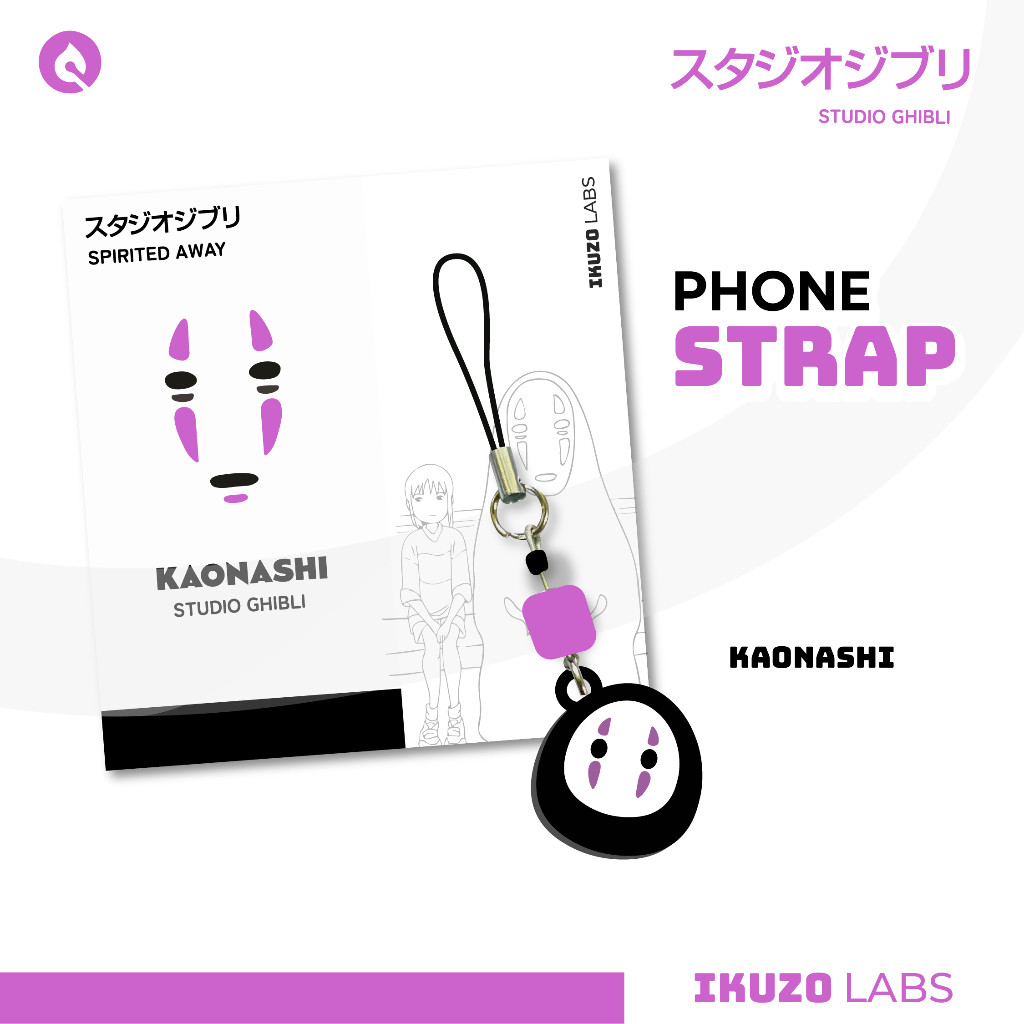 Phonestrap Ghibli Totoro Ponyo / Phone Strap STUDIO GHIBLI / Phone Charm Ponyo Kaonashi totoro ikzo