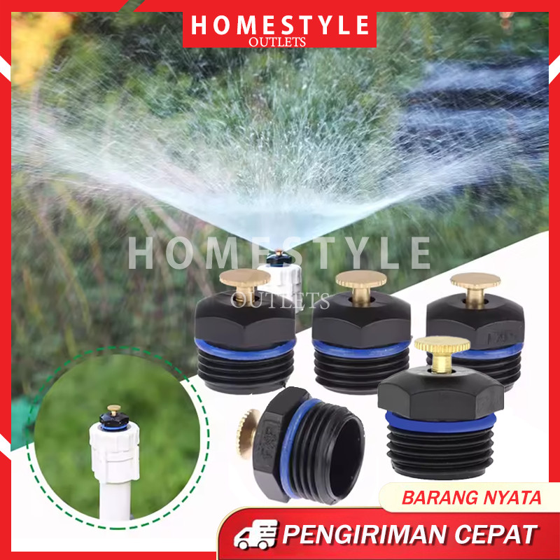 20PCS Sprinkler Adjustable + Sok Drat Dalam Sprinkler Pertanian Springkle Sprinkler Taman Sisitem