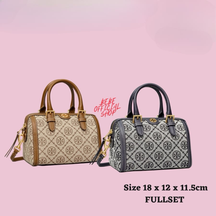 Tas Wanita T B T Monogram Mini Barrel Duffle Bag / Tas TB Wanita / TB T Mono / Tas CH Wanita / Tas S