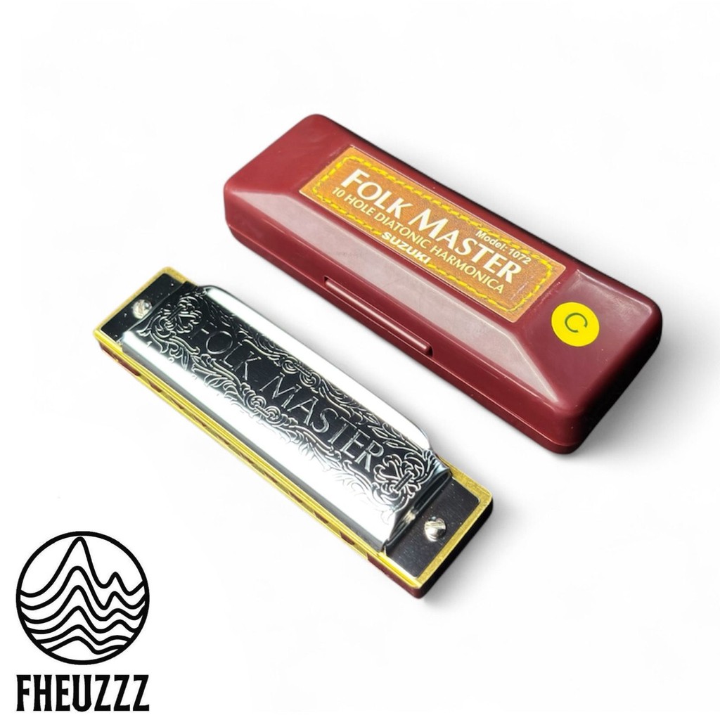 Harmonika Harmonica Diatonic Suzuki Folkmaster 10 Holes Kunci C