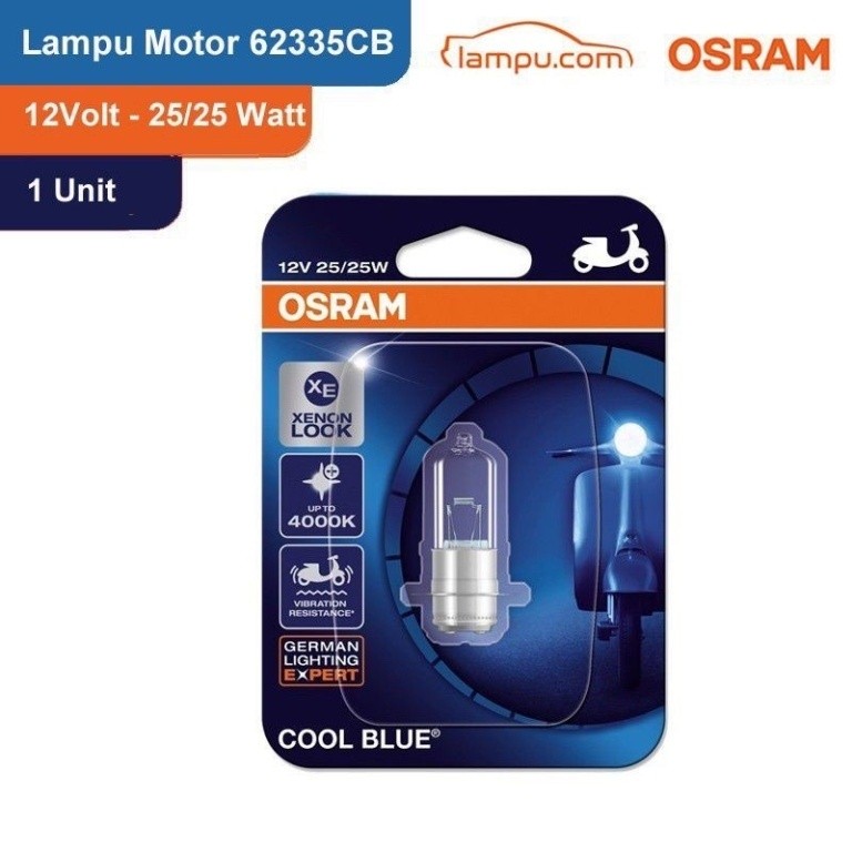 BOHLAM OSRAM ORI ASLI bolam lampu depan halogen h6 12v 35w 25w 12 volt 25 watt 35 watt motor bebek m