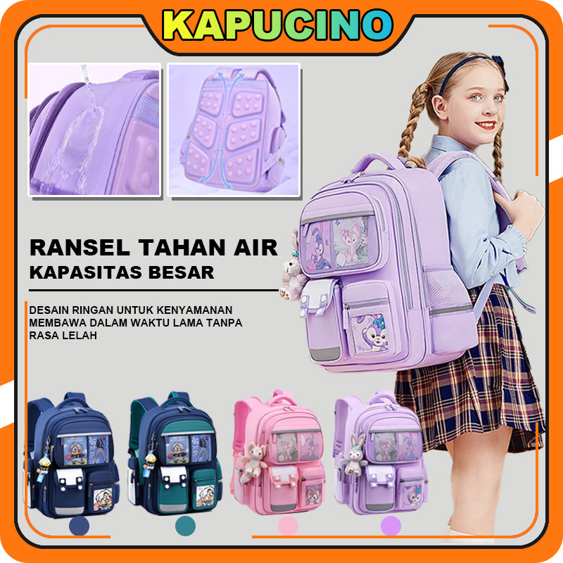 Tas Sekolah Perempuan Tas Sekolah Anak Sd&Smp Tas Ransel Kapasitas Besar Tahan Air Kado Anak