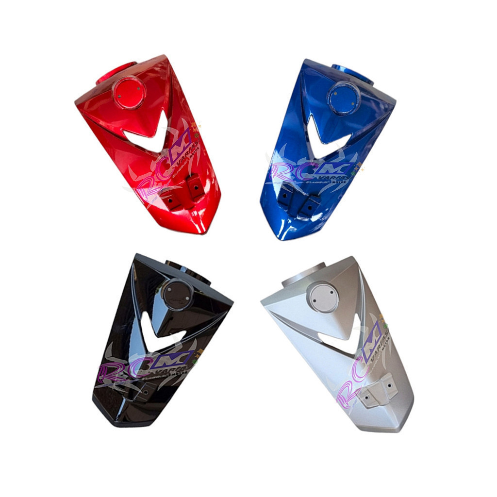 Panel dasi dada depan Yamaha Vega R New 2006 2007 2008 2009 dudukan plat nomor depan vega biru merah