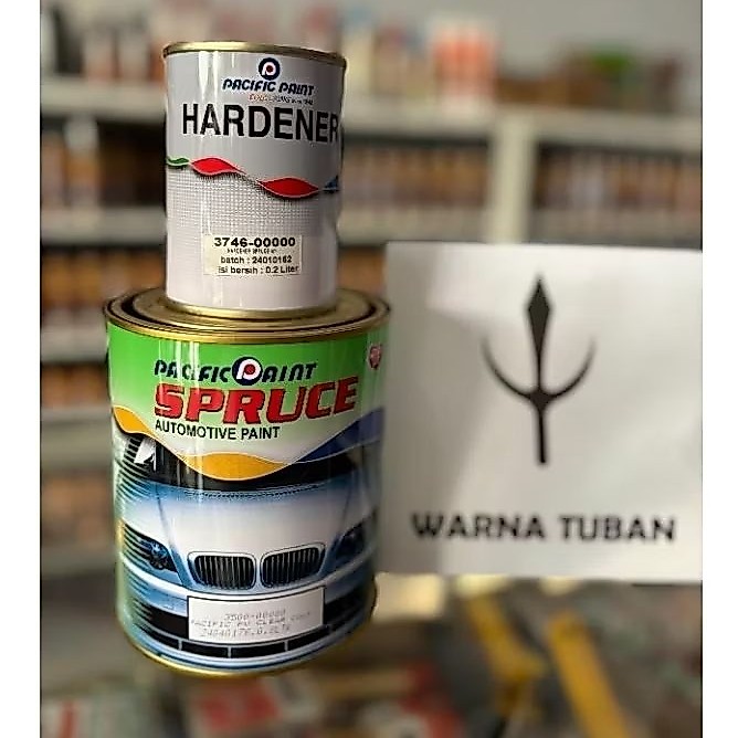 Clear Spruce 3500 PU2K 1 Liter // Clear PU2K Spruce 3500 MS Coat Pacific Paint