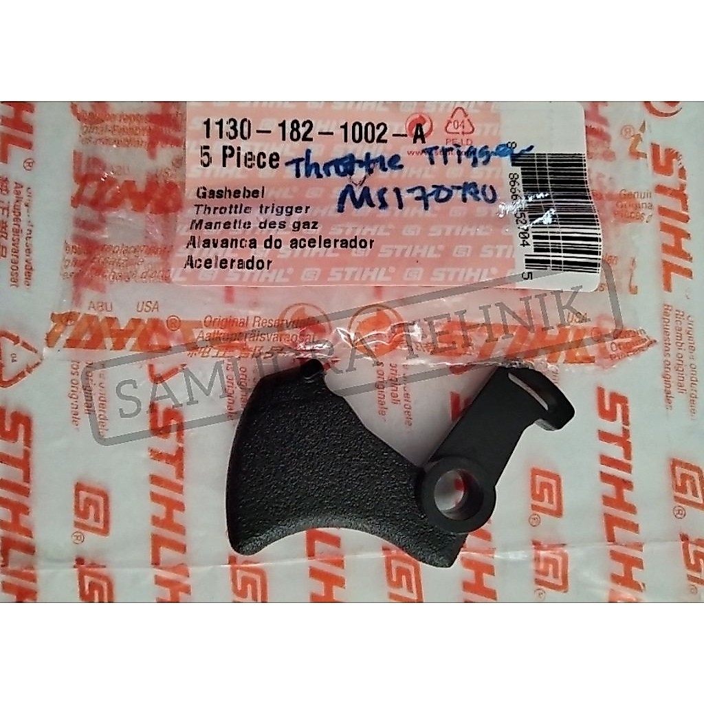 Pelatuk Gas Throttle Trigger Chain Saw Senso MS-170 MS-180 Stihl Original