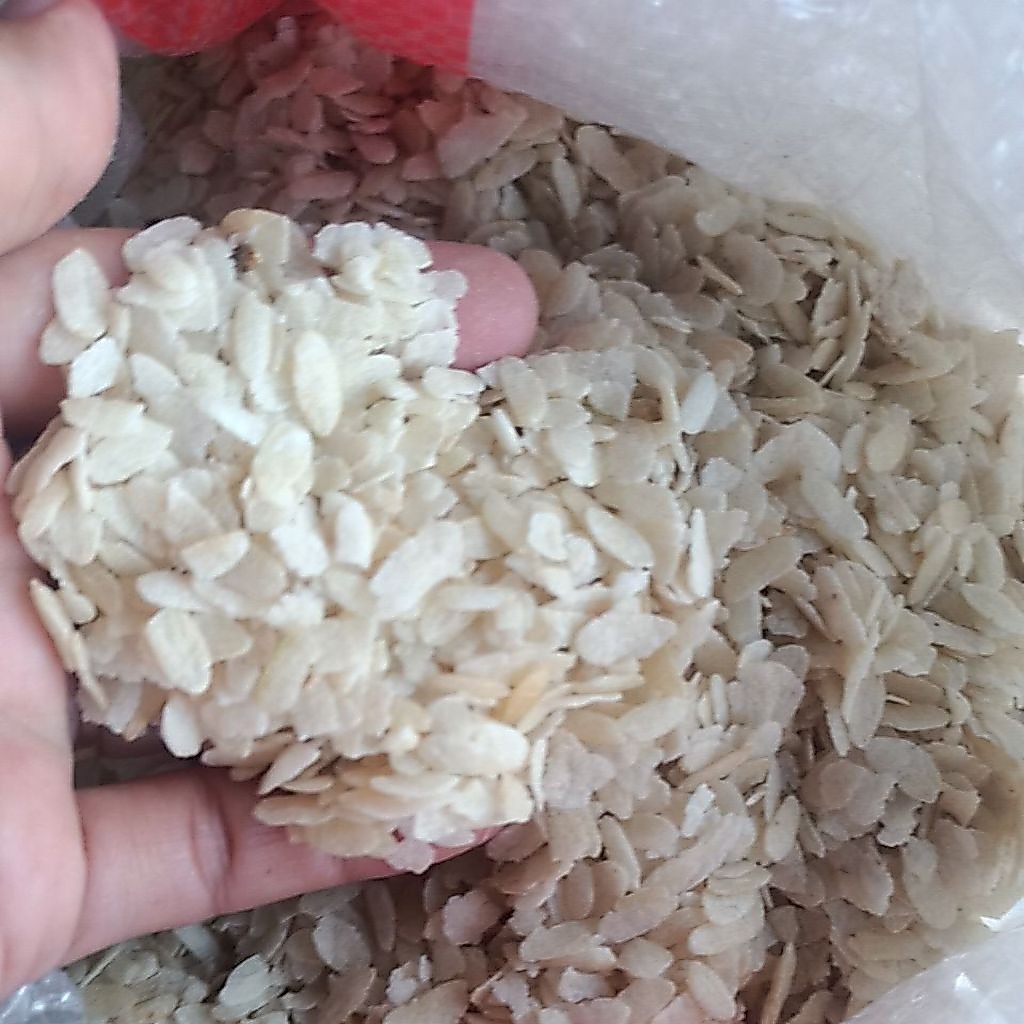 Ampiang Emping dari beras Ketan khas Minang Sumatera Barat  Rice Food