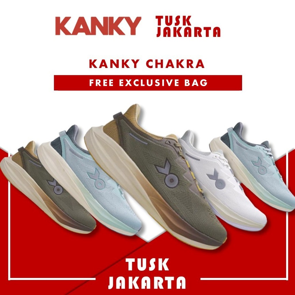 Sepatu Kanky Chakra Original Sepatu Sneakers Kanky Casual Sport Running Pria Wanita
