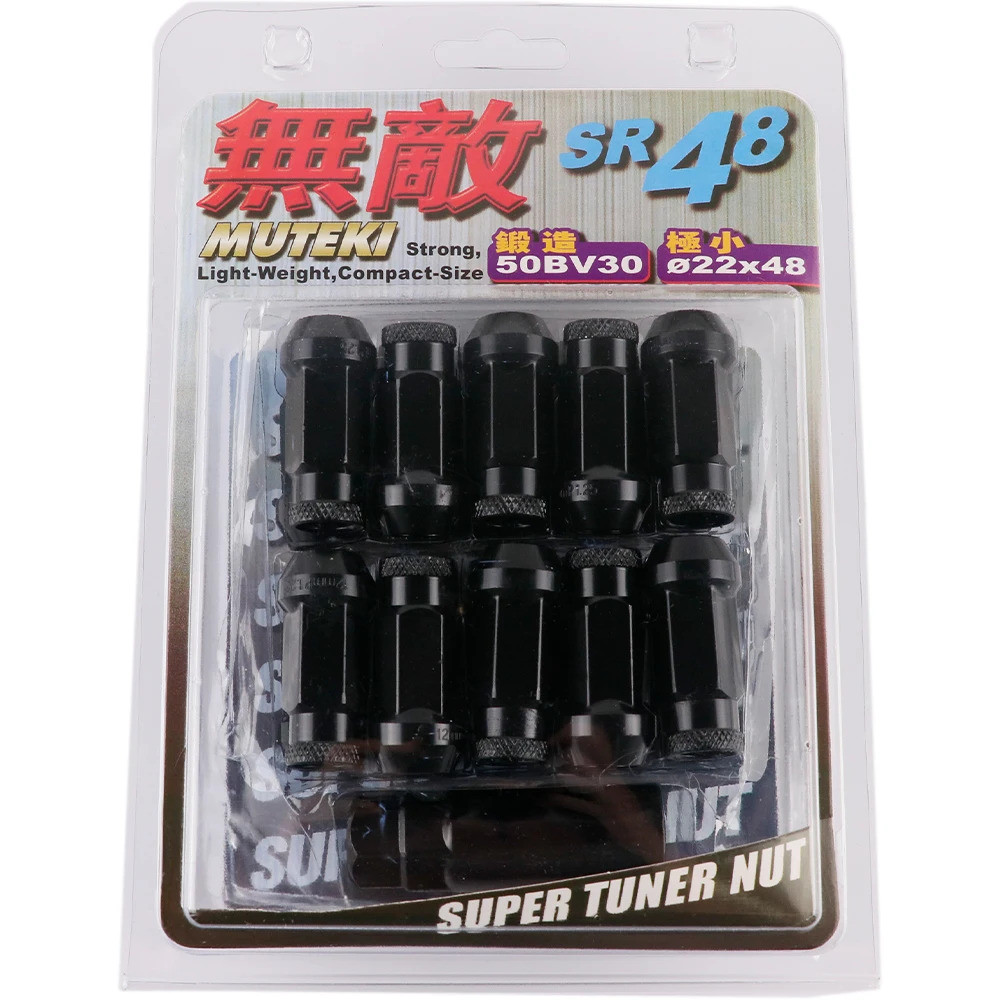 Muteki SR48 Steel Extended Open Racing Car Wheel Rims Lug Nuts 20pcs/set