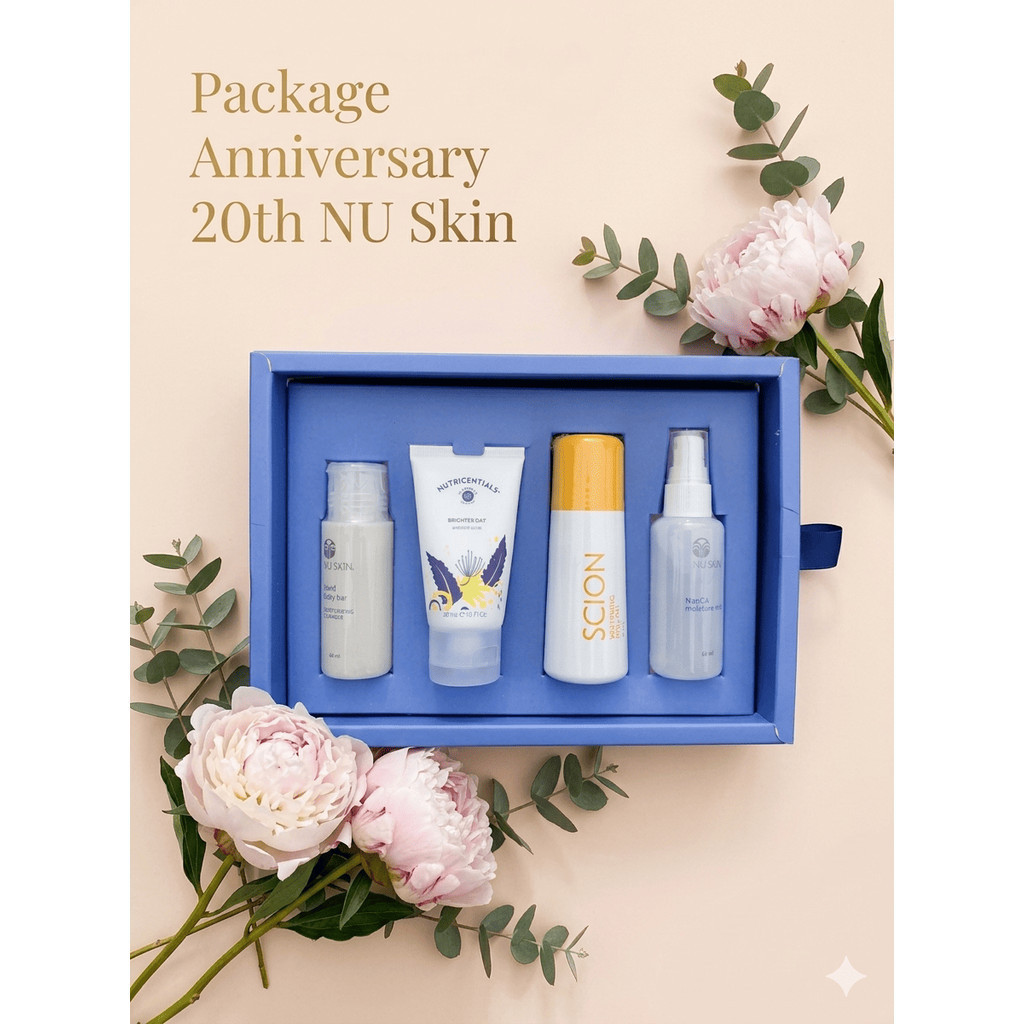 [ SUPER HEMAT ] Package Anniversary 20th NU Skin - Paket Ulang Tahun 20 Tahun, Berisi naPCA Moisture