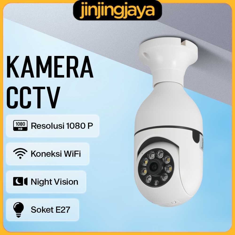 Kamera CCTV Indoor Bohlam WiFi IP Camera IR Detection E27 1080P 2MP - YS-2303