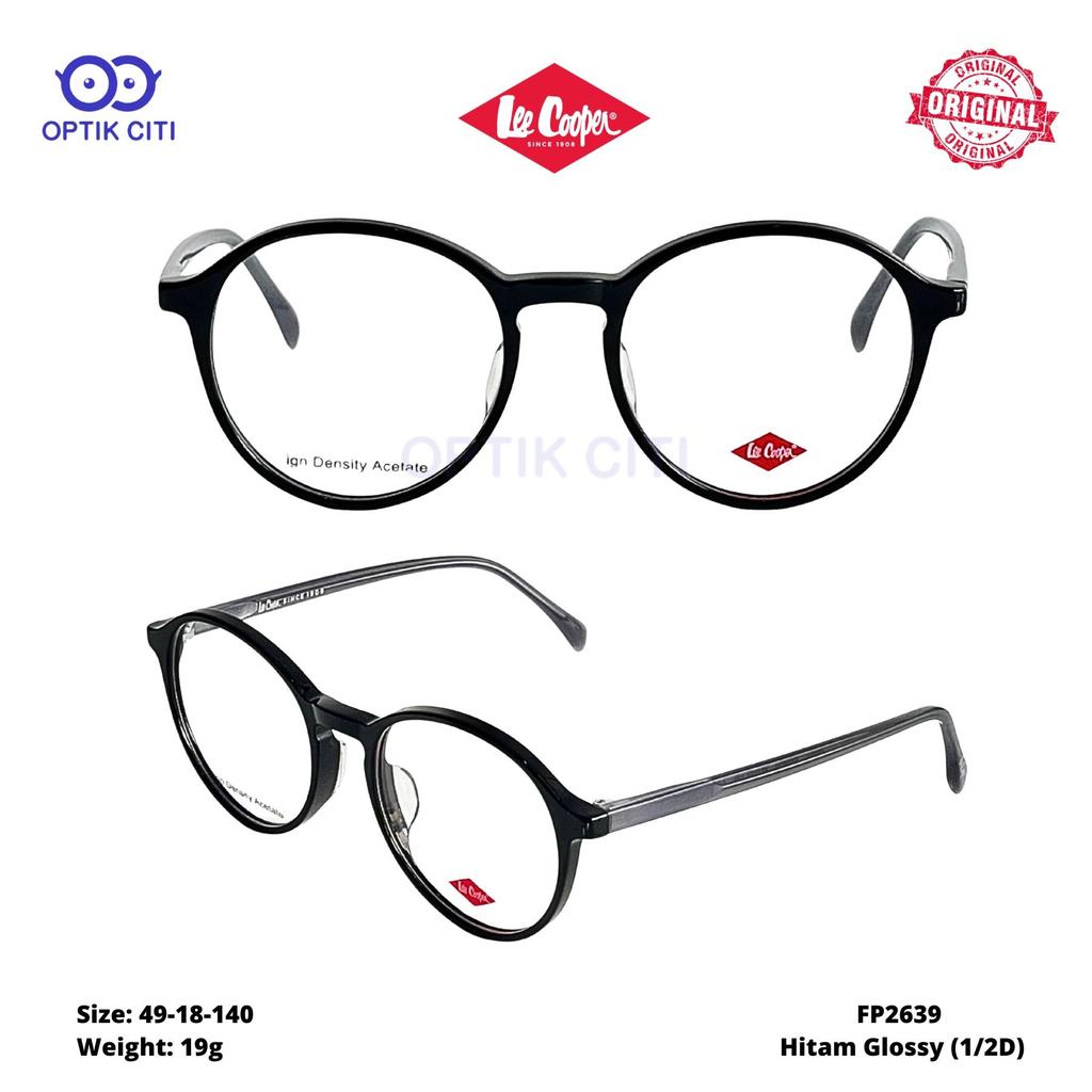 Frame Kacamata Bulat Pria Wanita Original Lee Cooper FP 2639