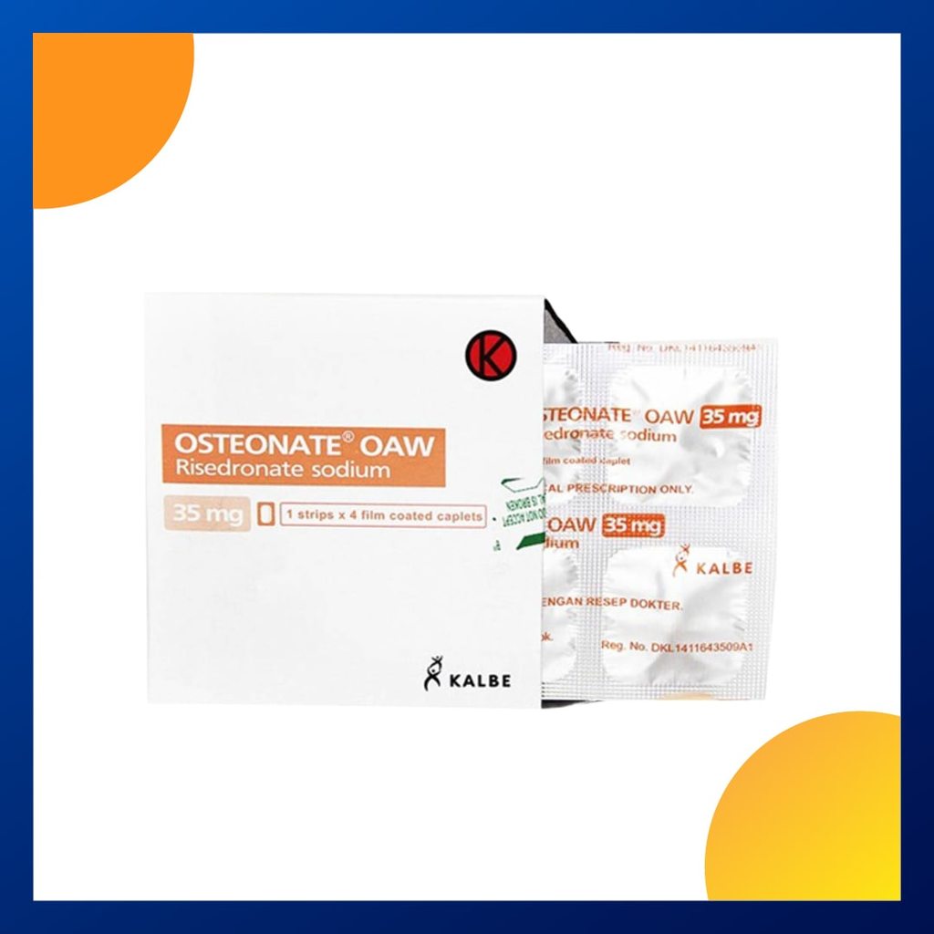OSTEONATE OAW 35 MG 1 STRIP @ 4 KAPLET SALUT SELAPUT