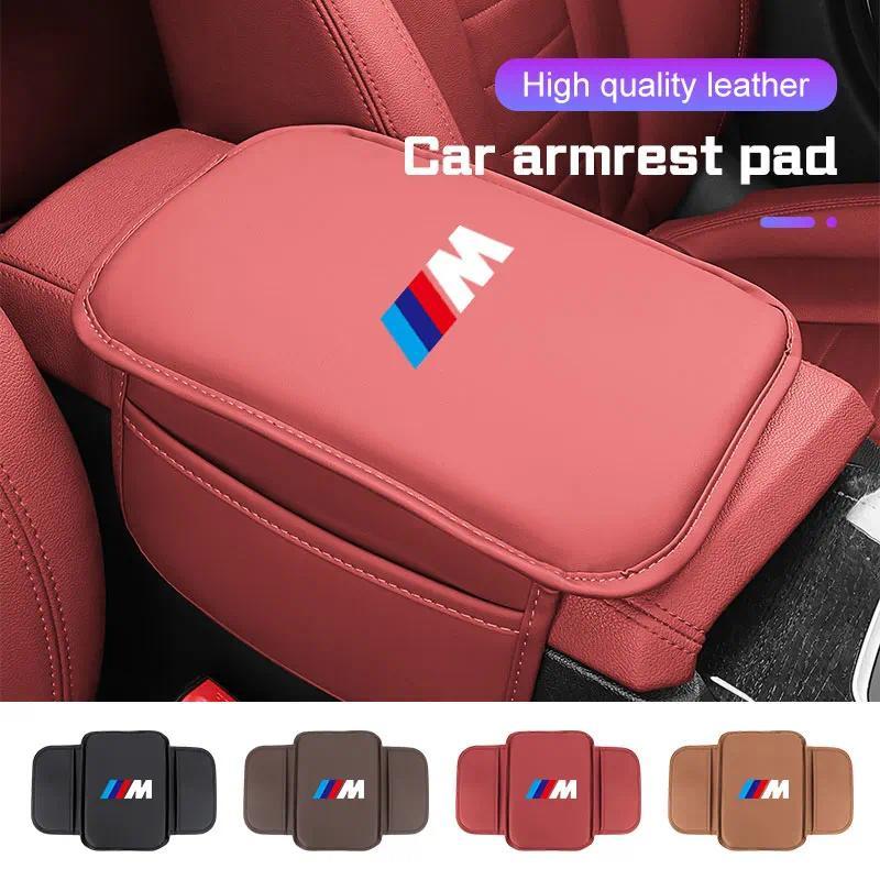 Car Center Armrest Box Cover Elbow Support Cushion Pad For BMW M M3 M5 E36 E39 E46 E60 E90 E91 E92 F