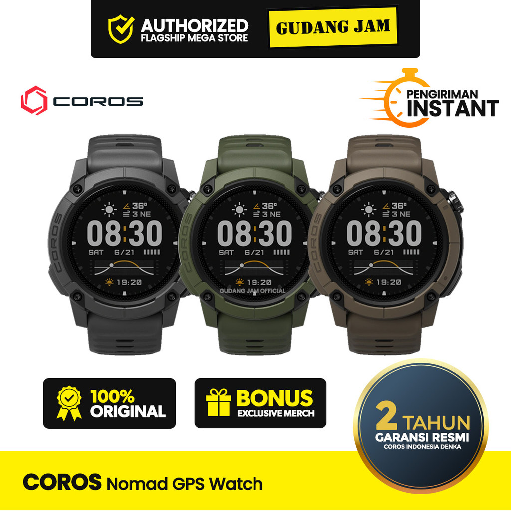 Jam Tangan Smarwatch Coros Nomad Adventure Watch with Built in GPS