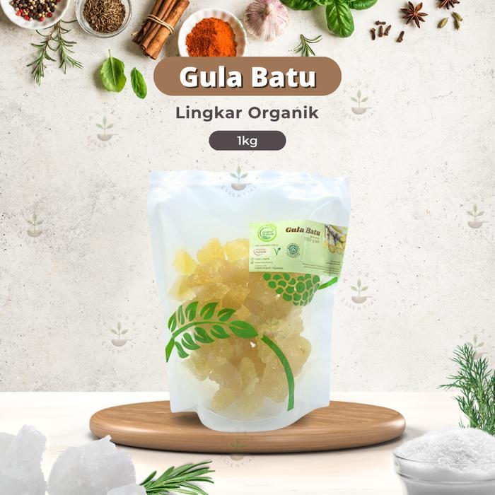 Lingkar Organik Gula Batu 1 kg - Gula Batu Organik - Tani Gula Batu Terlaris