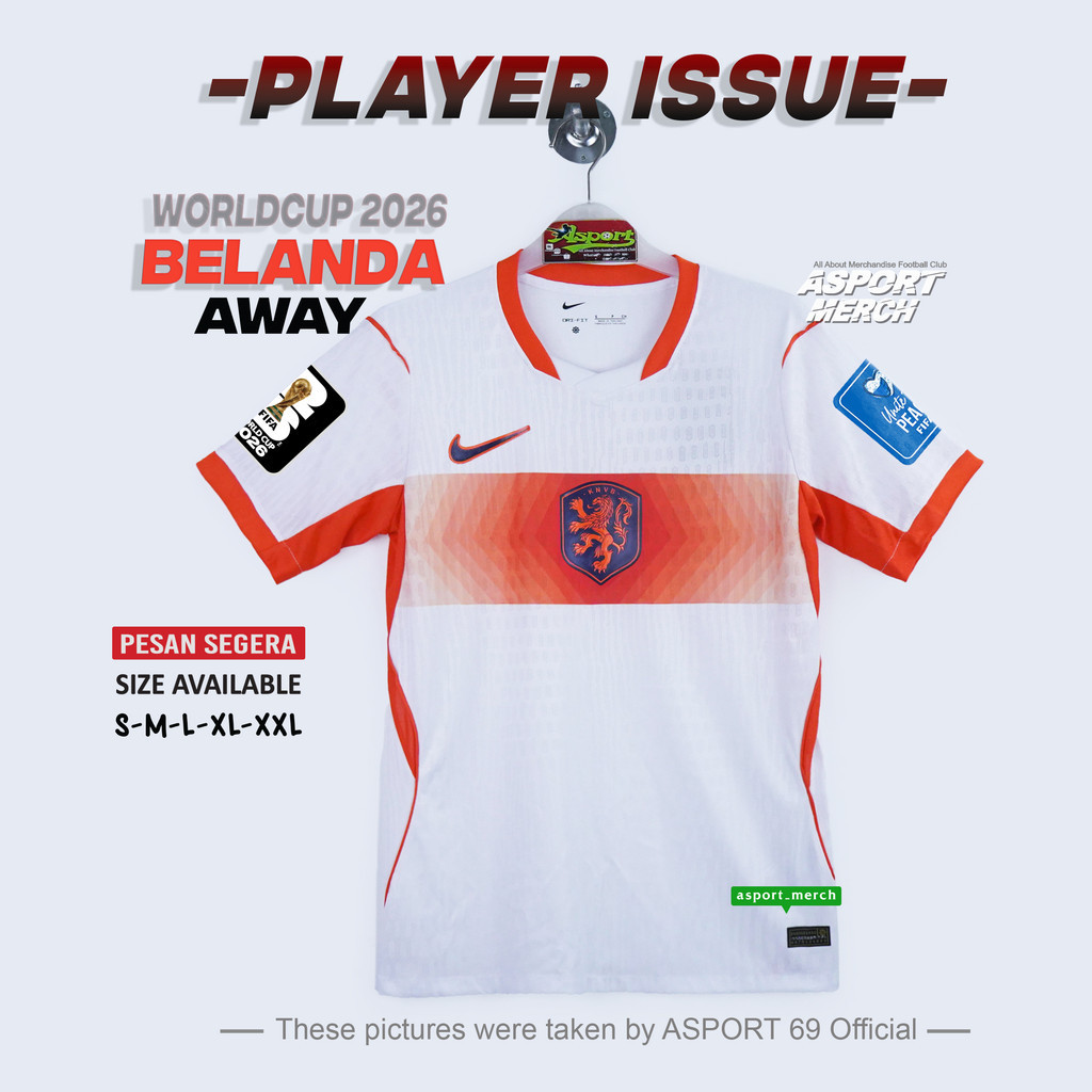 ASPORT JERSEY PLAYER ISSUE BELANDA AWAY 2026 WORLD CUP PI BELANDA AWAY 26 PILDUN
