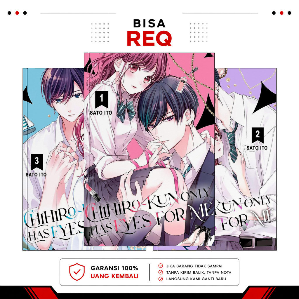 Chihiro-kun Only Has Eyes for Me, Vol. 1-12 ( Komik Manga ) by Sato Ito