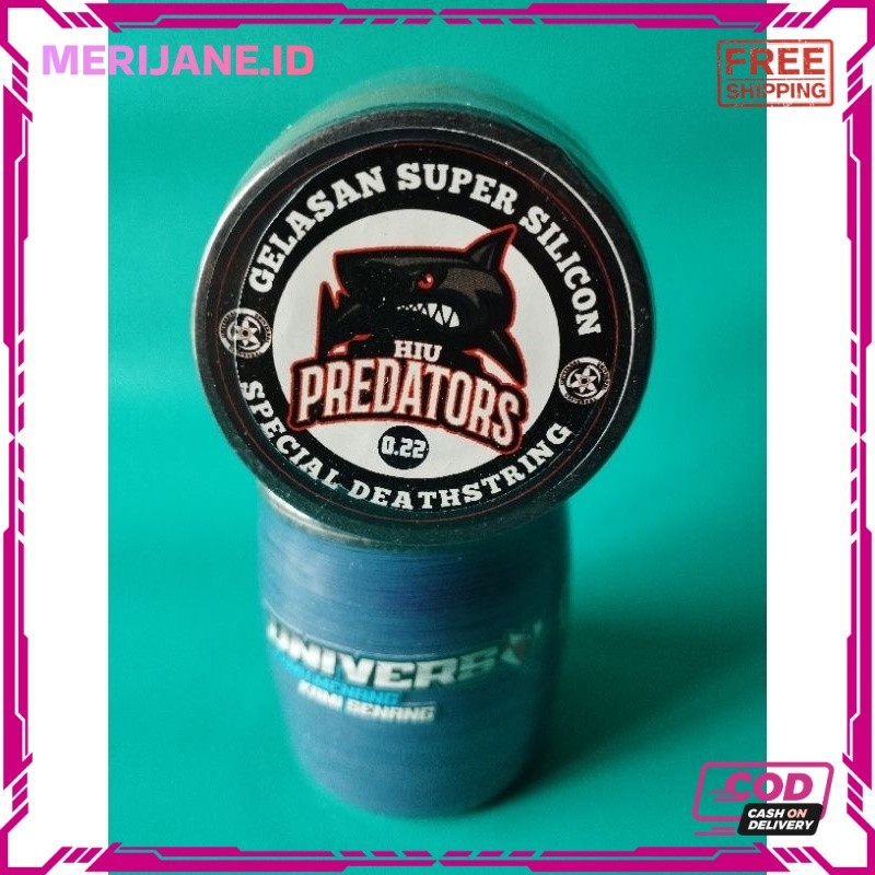 Berkualitas Benang Senar MATOT Gelasan HIU PREDATORS 1600yard 0.22 Termurah Best Seller A106Sf Bisa 