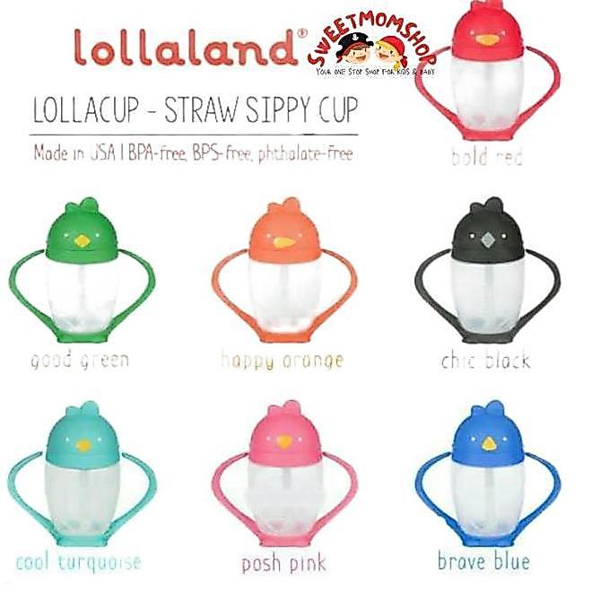 Sweetmomshop Lollacup innovative straw sippy cup