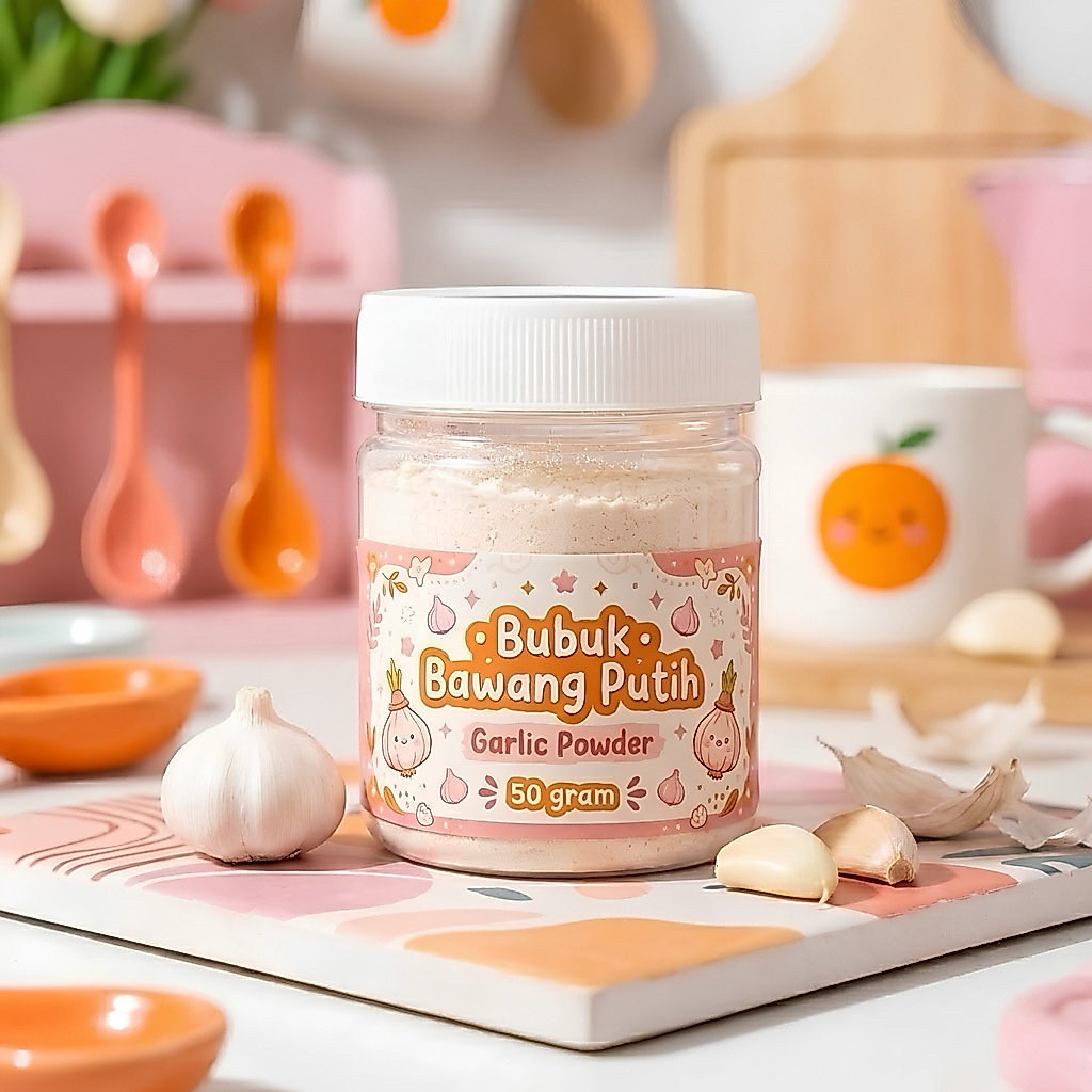 Bawang Putih Bubuk 50 gram / Bubuk Bawang Putih / Garlic Powder