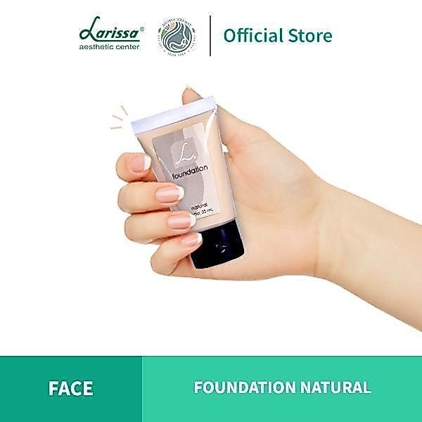 Larissa Foundation Natural - Alas bedak