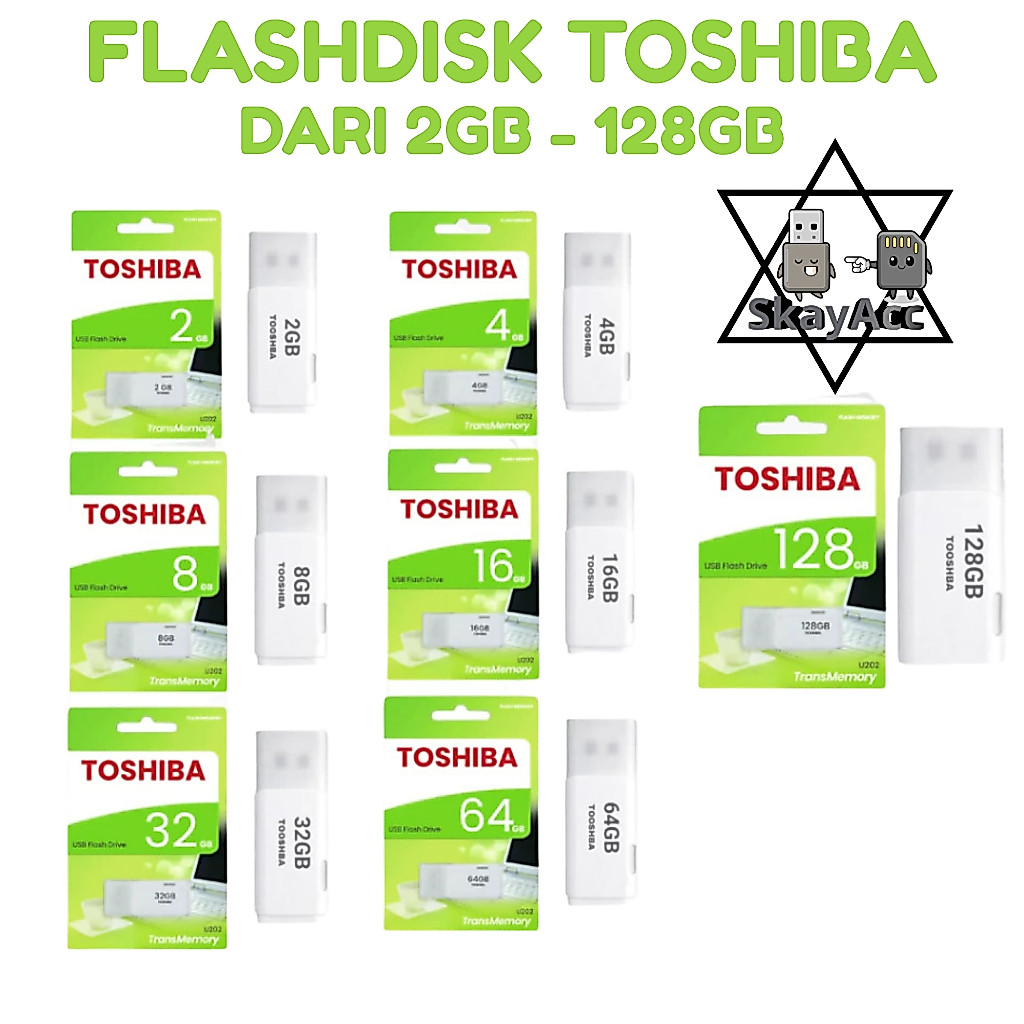 FlashDisk TOSHIBA 2GB , 4GB , 8GB , 16GB , 32GB , 64GB , 128G FlashDisk Flash Driver TOSHIBA