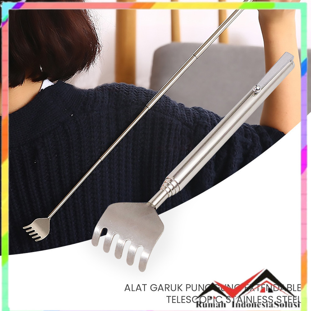 

- Alat Garuk Punggung Extendable Telescopic Stainless Steel - LJ-158 -