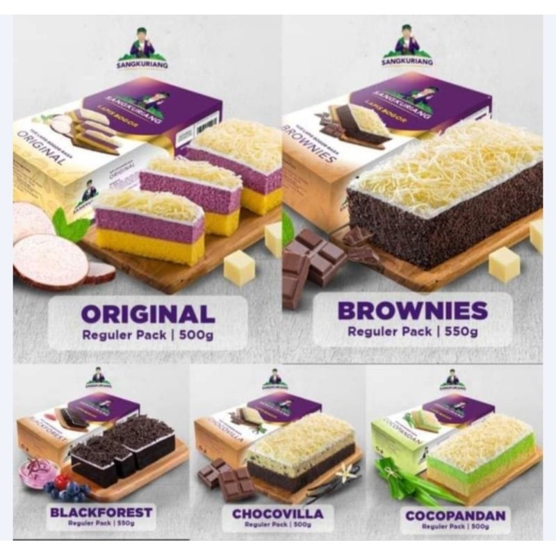 

Paket Hemat 3 box Lapis Bogor Sangkuriang (500 gr) Mix rasa+FREE SPOUNBOUN SANGKURIANG