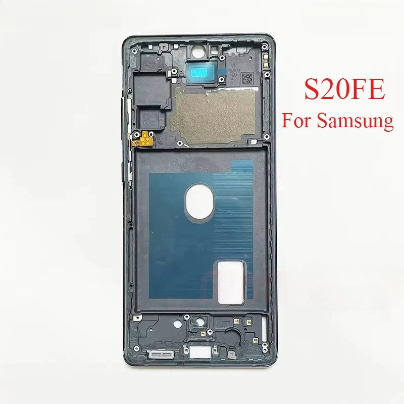 For Samsung Galaxy S20 FE Middle Frame Bezel S20FE Moblie Repair LCD Refurbish