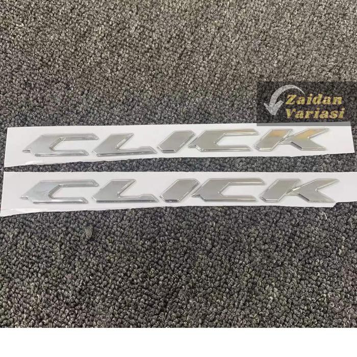 READY | Emblem Click 125i 150i Stiker Logo Timbul Vario 125 New Old 160 150 Aksesoris Motor - Click 