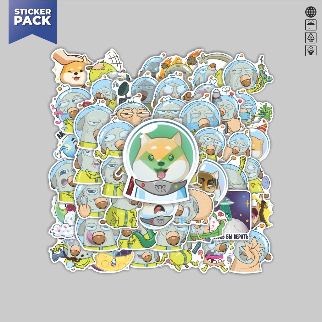 

[100PCS]Stiker Pack Stiker Animal Cute Cosmo Diggie Aesthetic Vinyl Anti Air Dekorasi Sticker Laptop Buku Journal Koper Helm Casing HP Gitar Helm Skateboard