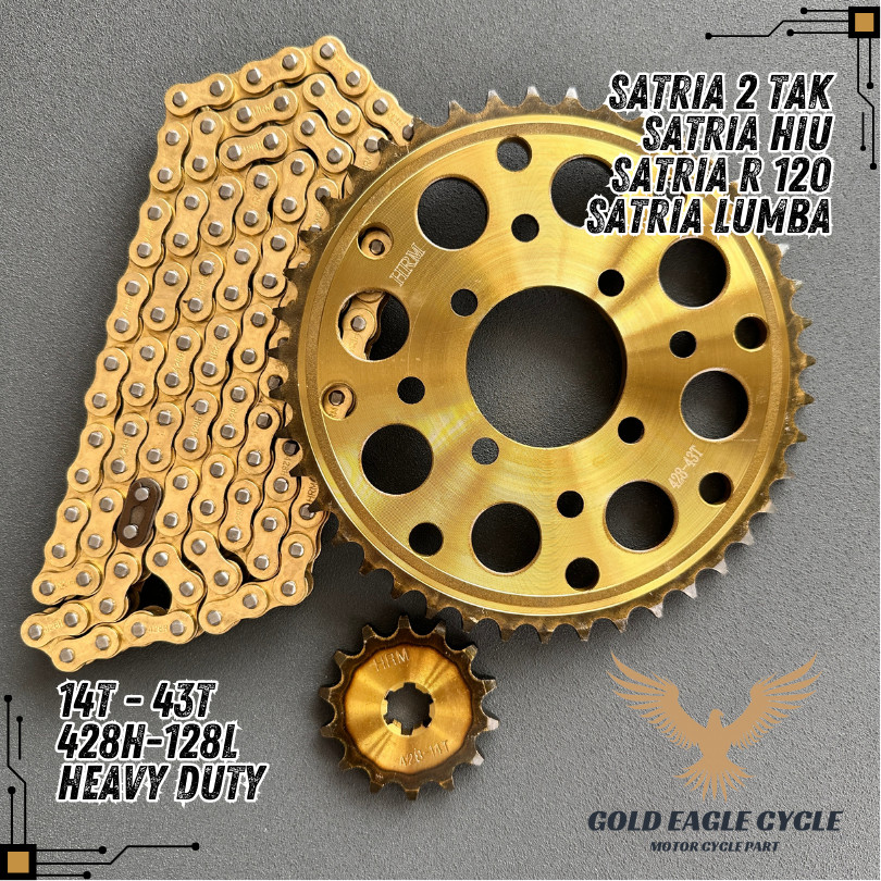 GEAR GIR SET GEAR GIR PAKET SATRIA 2 TAK SATRIA HIU SATRIA LUMBA SATRIA R 120