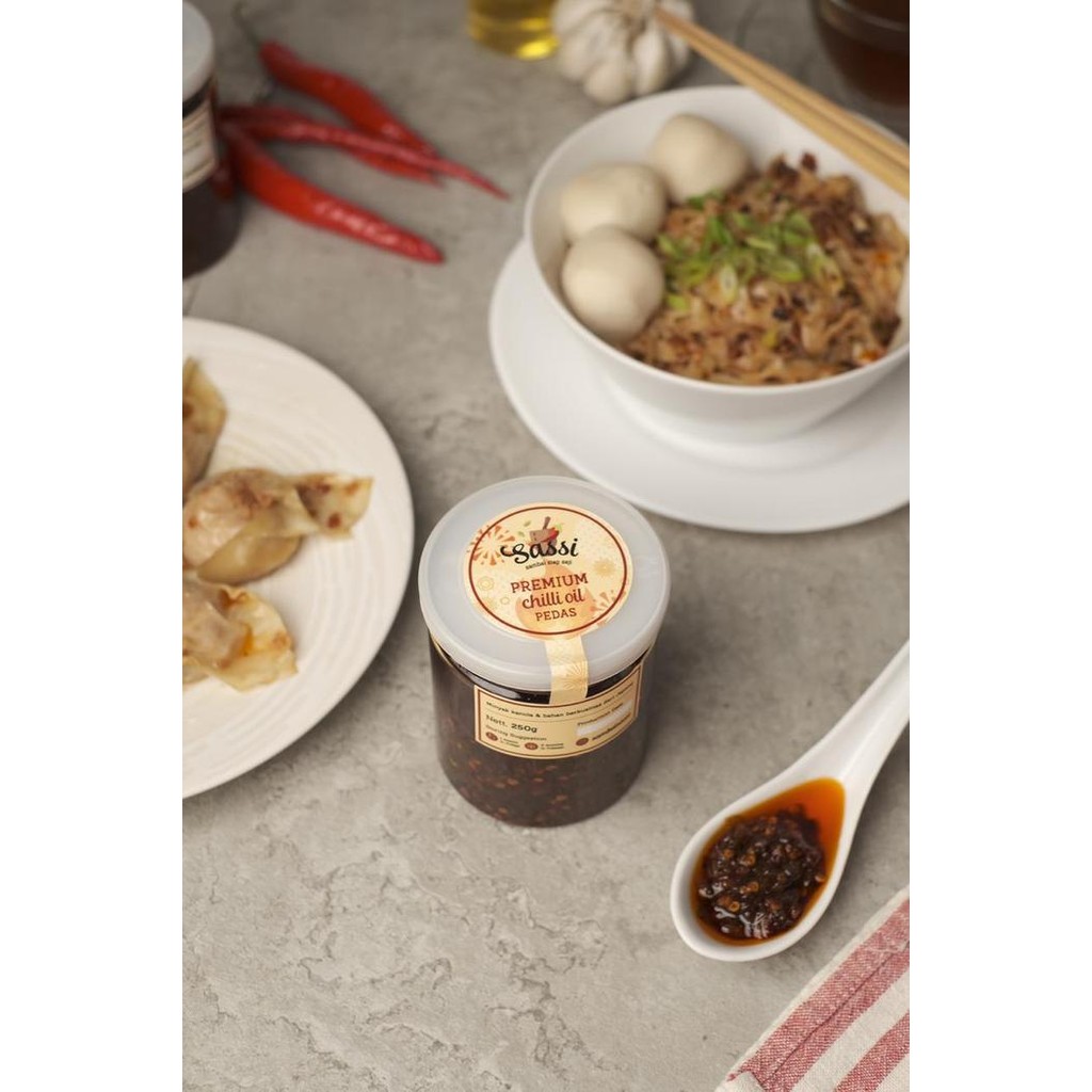 

promo Sambal Sassi - Premium Chilli Oil (Sambal Minyak dengan Minyak Kanola) - Pedas terlaris