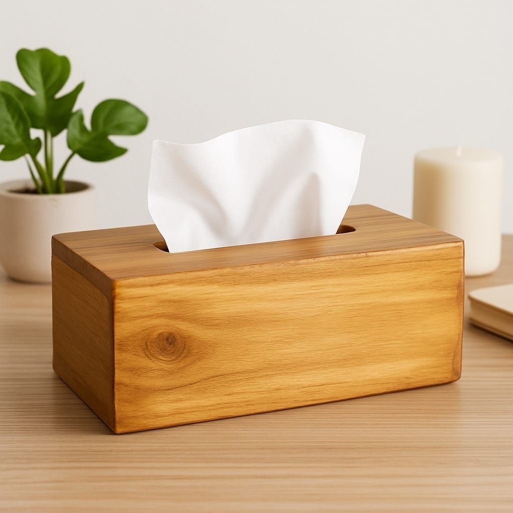tempat tisu kayu jati - kotak tisu jati - full kayu jati