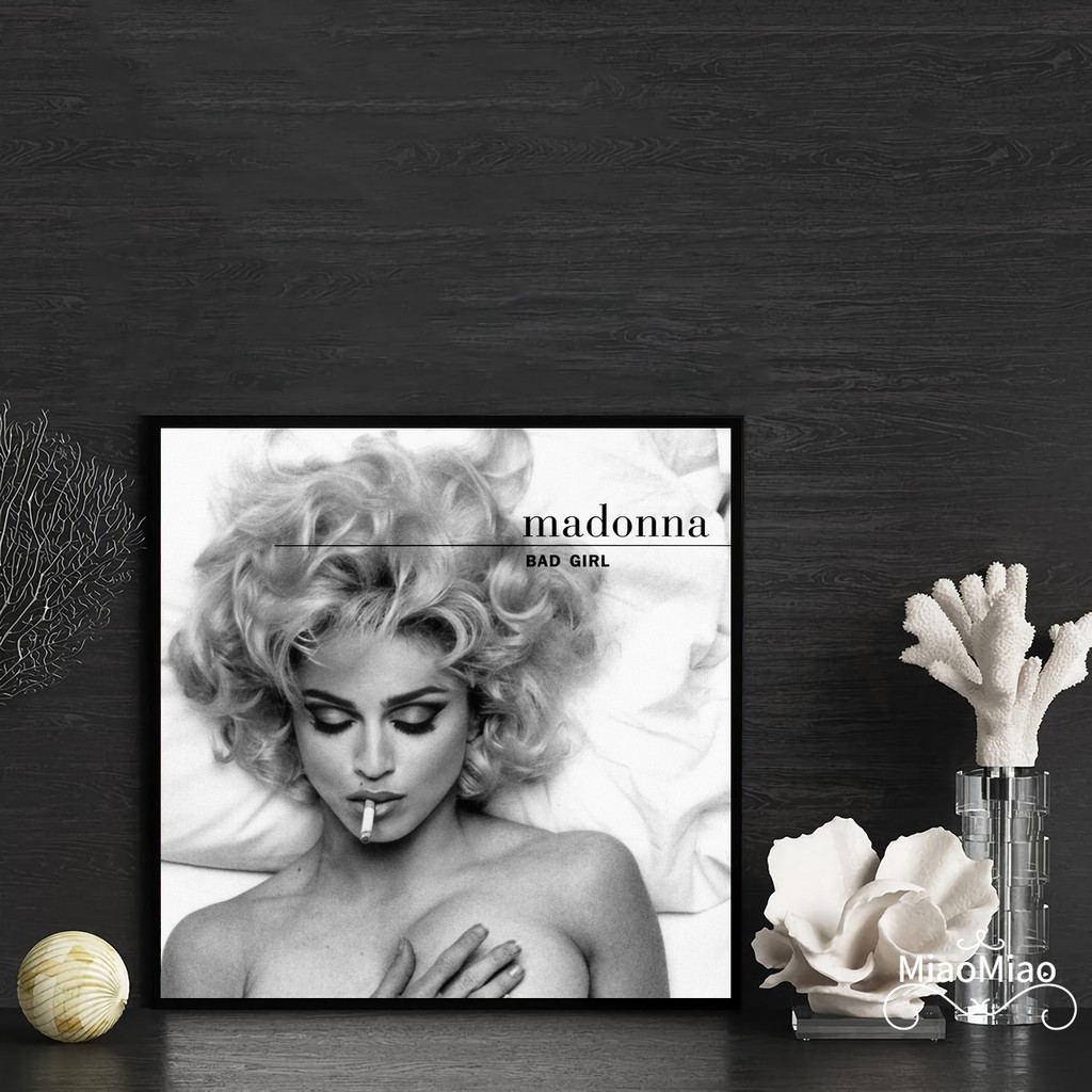

Madonna Bad Girl Fever Music Album Cover Poster Canvas Art Print Home Decor Wall Painting ( No Frame )