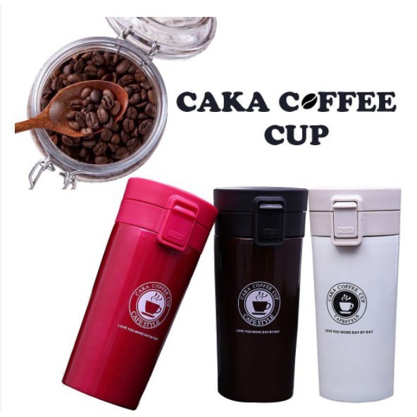 Travel Mug Coffee SUS 304/ COFFEE CUP TRAVEL MUG Termos Kopi ORIGINAL AWET PANASNYA