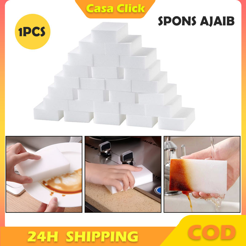 Sponge Melamine Spons Melamin Ajaib/Spons Melamin Ajaib Pembersih Perabotan/Spons Busa Ajaib