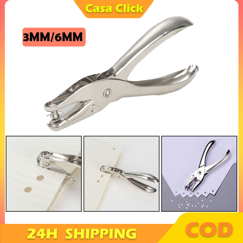

3mm/6mm Punch/Perforator/Etona One Hole Punch Cocok Buat Hang Tag/One Hole Paper Punch